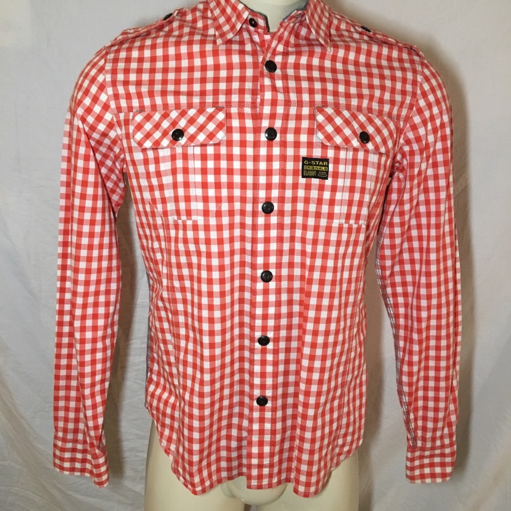 G Star RAW New Maple Nap shirt LS mens Large